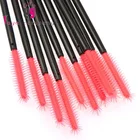 FDA Factory Directly Sell Silicone eyelash brush with many color