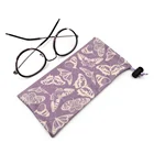 Custom Sublimation Microfiber Single Drawstring Sunglasses Bag Eyeglasses Pouch