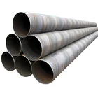 SSAW EN10217 Length 3m to 70m Carbon Spiral Welded Sawh Steel Pipe Low Pressure Fluid Pipe X56 X65 X70