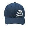 100% cotton twill baseball cap hats with 3d embroidered logo