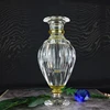 Royal use luxury large Wholesale flower vase glass vase