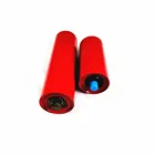 gravity pvc rubber coated plastic end cap bearing making machine types belt conveyor roller