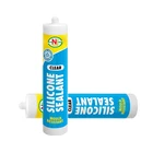 General purpose acid black white clear antibacterial chemical silicone acetic sealant