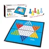 Hot selling magnetic chess board game set intelligent chinese checkers toy for adult and children