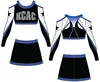 cheerleading uniform,sublimation dance cheer uniform with rhinestones and mesh