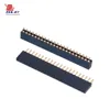 2.54mm female header connector H5.7mm,single row straight y-type 2~40pin