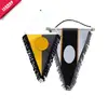 Different shape gift flags mini pennant flags for the football team