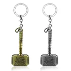 fashion movie style keychain key chain Thor weapon hammer keychain accessory avengers keychain Marvel The Avengers