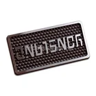Factory Made Aluminum Name Plate Embossed Metal Sign Logo Metal Sign