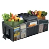 3 Compartment Folding Car Trunk Organizer with Picnic Cooler Bag