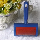 Wholesale Popular Plastic Pet Cat Animal Dog Puppy Hair Fur Cleaning Removing Grooming Slicker Brush