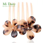 Customized Your Logo Acetate Plastic Pocket Beard Hair Comb Clips Lady Headdress