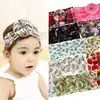 15 Colors Nylon Kids Baby Headband Soft Turban Baby Hairwraps Soft Round Knot Print Little Girls Hair Accessories