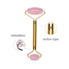 Beauty salon equipment detachable natural quartz jade roller welded massage stone facial massager set for face with box