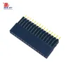 2.54mm female header connector H8.5+2.5+2.5+2.5mm,single row straight y-type 2~40pin