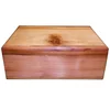 Custom Silkscreen Logo Piano Finished Cedar Wood Cigar Box