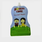 Plastic Bags clear stand up pouch with spout for oil liquid packing