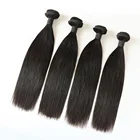 Malaysian Hair Bundles with Closure Natural Color Virgin Cuticle Aligned Human Hair Bundles Non Remy Hair