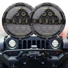 7 inch led headlights good price motorcycle headlight for jeep wrangler jk 75W