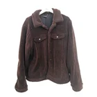 Autumn Winter Men'S Simple Solid Color Fashion Bomber Jacket Warm Padded Fur Coat