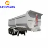 ChinaMost Popular 40 Ton 50 Ton Side Tipper / Rear Dumper Semi Trailer 3 Axles Used Dump Truck Trailer Beds Tires For Sale