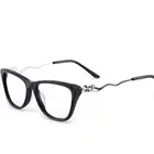 Acetate metal frame eyewear optical frame latest model spectacle frame for female