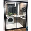 Slim frame aluminum sliding door for living room/kitchen /bathroom