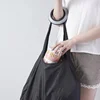 Outdoor use DIY straps foldable reusable shopping paper bag with logo