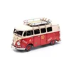 1:18 diecast metal model car kit mini double-decker school bus model toys for kids