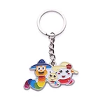 Manufacture bee beach key ring chains custom logo no minimum order for sale