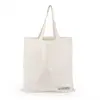 Customized logo printing recyclable 12oz cotton canvas shopper bag