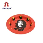 Cheap Wholesale Funny Fancy Cigarette Tin Ashtray Custom Logo Portable Cigar Metal Ashtray