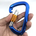 2019 Hot Sale Camping climbing wire gate Carabiner aluminum for Hammock