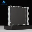 Personalized crystal glass paperweight cube for 3d laser engraving