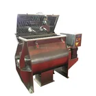 Horizontal single shaft food paddle mixer