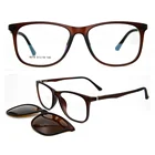 Clip On Sunglasses Men Women Magnetic Eyeglass Frames TR90 Optical Glasses Frame