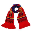 hot selling OEM new design custom winter warm sport embroidered scarf for men