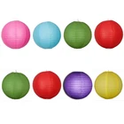 Cheapest Wholesale Round Ball Shape Lampshades Paper Material Pendant Lamp Shade Multi Colors
