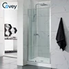 1 piece corner 1pc walk in resin fiberglass shower stall pivot door wet room shower screen cubicle for wet room