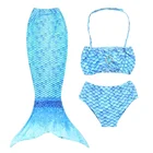 Girls Swimsuit Mermaid Tails for Swimming Princess Bathing Suit Bikini Set