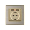 Prefab House Thai Socket Built In Electric German Type Socket With Dual USB Ports