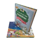 custom film lamination hard cover book printed child book printing on demand