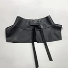 Real sheep skin leather worn outside loose clothes to make them look better women's waist seals