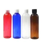 skin care packaging color customized plastic shampoo bottle 250ml with flip cap