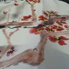 Digital Printed Fabric 5%Linen 35%Viscose 60%cTencel Woman Garment Fabric