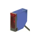 Through-beam polarizing filter spot relay time delay photoelectric sensor