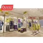 high ranking wall mounted clothes hanger rack supplier children display cabinet baby clothing design