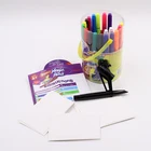 Promotion multi color non-toxic jumbo blow pen spray color marker air brush pen for painting