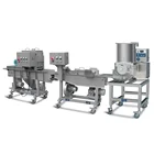 Automatic Hamburger Patty Making Machine Meat Pie Production Line