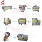 Small potato chips making machine chips frying production line